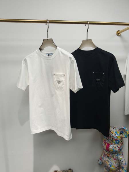 2025年4月26日入荷新作PRADA半袖Tシャツ 原版复刻...