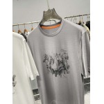 2025年4月26日入荷新作HERMES半袖Tシャツ 原版复刻高級品香港の会社超厳選★入手困難/誕生日プレゼント/yinx工場