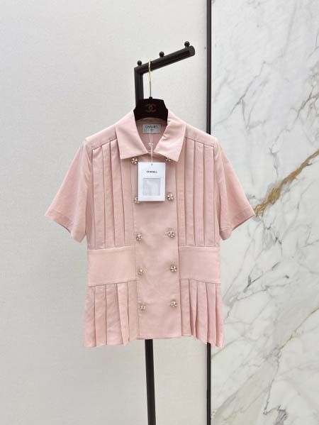 2025年4月29日入荷春夏新作Chanel半袖 シャツ c...