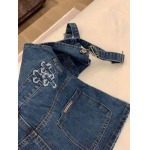 2025年4月29日入荷春夏新作Chrome hearts デニム ストラップ デニムスカート  can工場