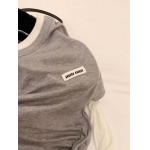 2025年4月29日入荷春夏新作Miumiu長袖Tシャツ can工場