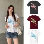 2025年4月29日入荷春夏新作vivienne半袖 Tシャツ can工場