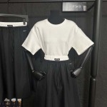 2025年4月29日入荷春夏新作Miumiuハイウエストのハーフスカート can工場