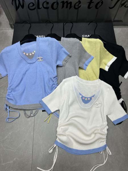 2025年4月29日入荷春夏新作Chanel半袖 Tシャツ ...