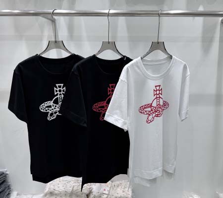 2025年4月29日入荷春夏新作vivienne半袖 Tシャ...