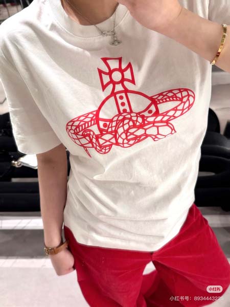 2025年4月29日入荷春夏新作vivienne半袖 Tシャ...