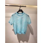 2025年4月30日入荷春夏新作Diorニット半袖Tシャツ can工場