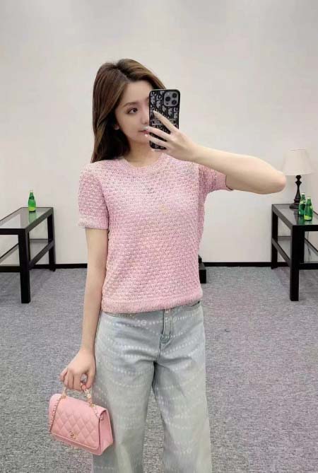 2025年4月30日入荷春夏新作chanelニットTシャツ ...