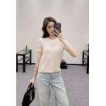 2025年4月30日入荷春夏新作chanelニットTシャツ can工場