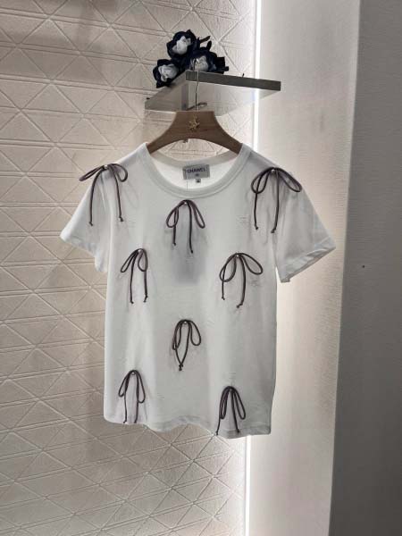 2025年4月30日入荷春夏新作Chanel半袖Tシャツ c...