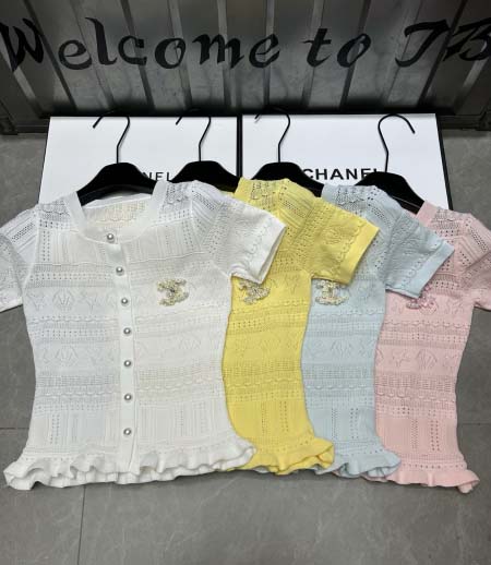 2025年4月30日入荷春夏新作chanelニットTシャツ ...