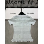 2025年4月30日入荷春夏新作chanelニットTシャツ can工場