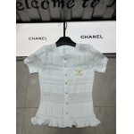 2025年4月30日入荷春夏新作chanelニットTシャツ can工場