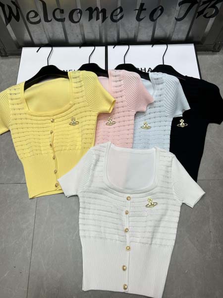 2025年4月30日入荷春夏新作vivienneニットTシャ...