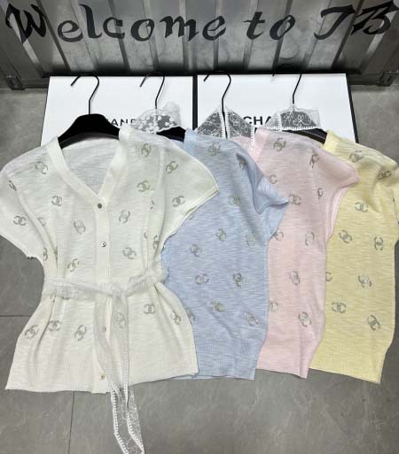 2025年4月30日入荷春夏新作ChanelニットTシャツ ...
