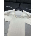 2025年4月30日入荷春夏新作ChanelニットTシャツ can工場