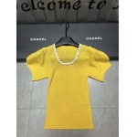2025年4月30日入荷春夏新作ChanelニットTシャツ can工場