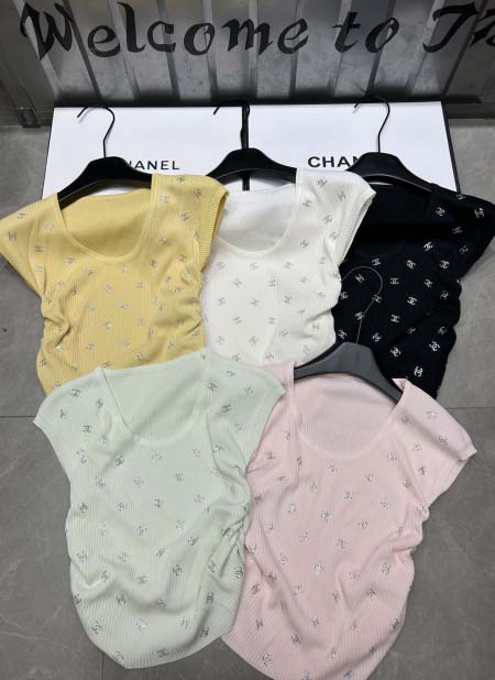 2025年4月30日入荷春夏新作ChanelニットTシャツ ...