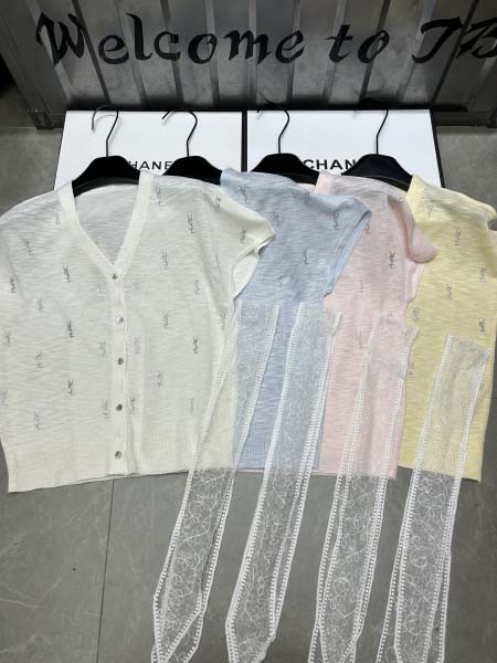 2025年4月30日入荷春夏新作YSLニットTシャツ can...