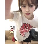 2025年5月1日入荷新作GANNI半袖 Tシャツ誕生日プレゼントの服/男女兼用/カップル服人気/R&B