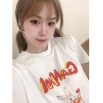 2025年5月1日入荷新作GANNI半袖 Tシャツ誕生日プレゼントの服/男女兼用/カップル服人気/R&B