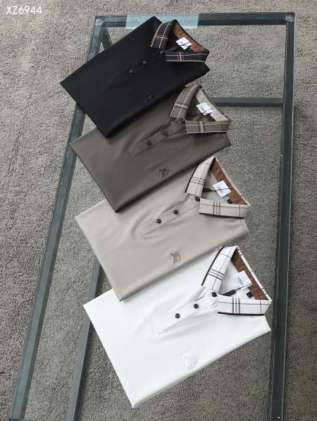 2025年5月6日入荷新作burberry紳士半袖ポロシャツ安いけど高品質M-4XL/Fuer工場