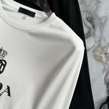 2025年5月12日入荷新作PRADA長袖 Tシャツ安価で人気のS-4XL/JIA工場