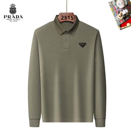 2025年5月12日入荷新作PRADA長袖 ポロシャツ安価で人気のM-XXXL/JIA工場
