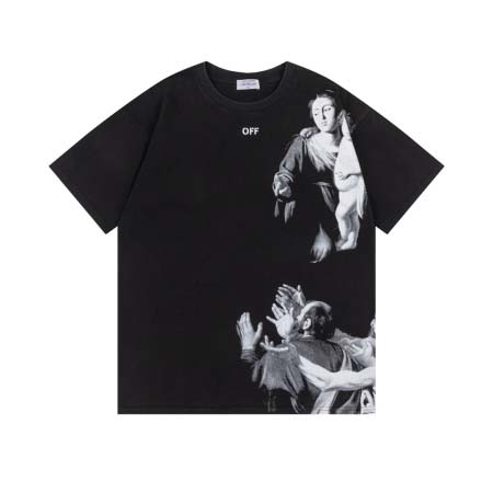 2025年5月13日入荷新作off white半袖 Tシャツ誕生日プレゼントの服/男女兼用/カップル服人気/R&B