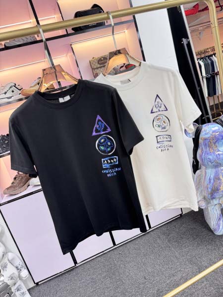 2025年5月20日入荷新作DIOR半袖Tシャツ 原版复刻高級品香港の会社超厳選★入手困難/誕生日プレゼント/yinx工場S-XXL