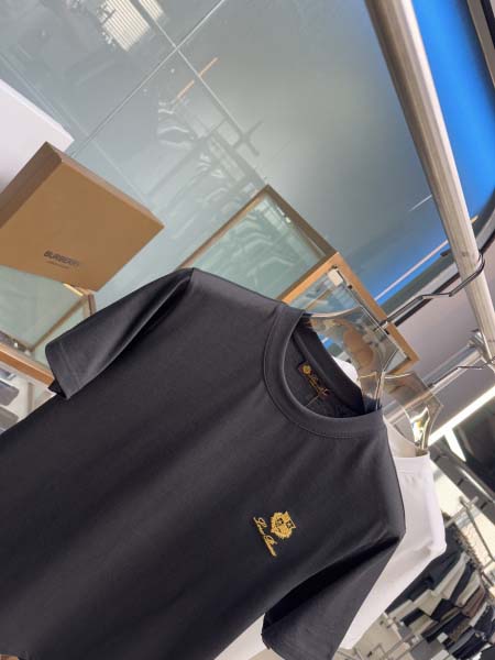 2025年5月22日入荷新作Loro Piana半袖Tシャツ 原版复刻高級品香港の会社超厳選★入手困難/誕生日プレゼント/yinx工場