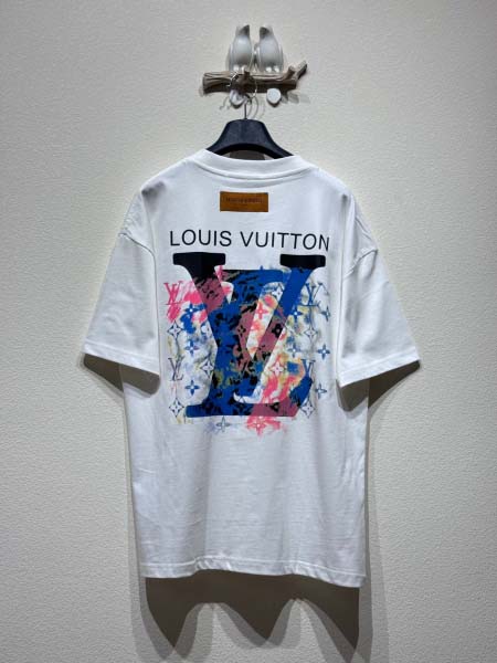 2025年5月23日入荷新作Louis Vuitton半袖 tシャツ男女兼用高品質★誕生日プレゼント/結婚祝い/内祝い/贈り物/SD工場