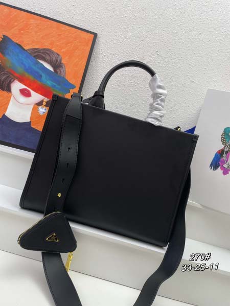 2025年5月28日入荷新作  Prada  SIZE:33-25-11  お安い/人気/本革 バッグ/XX工場