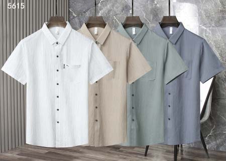 2025年5月7日入荷新作 紳士半袖 シャツ安いけど高品質L-XXXXL/Fuer工場