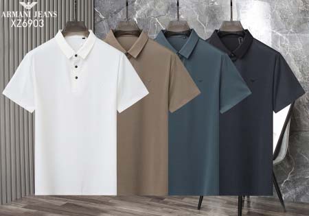 2025年5月7日入荷新作ARMANI紳士半袖ポロシャツ安いけど高品質M-XXXXL/Fuer工場