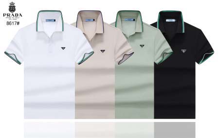 2025年5月7日入荷新作prada紳士半袖ポロシャツ安いけど人気M-XXXL/Hongsh工場