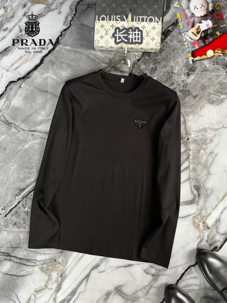 2025年5月12日入荷新作PRADA長袖 Tシャツ安価で人...