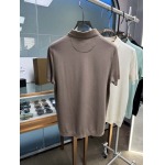 2025年5月22日入荷新作Loro Piana半袖ポロシャツ 原版复刻高級品香港の会社超厳選★入手困難/誕生日プレゼント/yinx工場