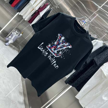 2025年6月6日入荷新作LOUIS VUITTON半袖 Tシャツ誕生日プレゼントの服/人気/BC工場XS-L