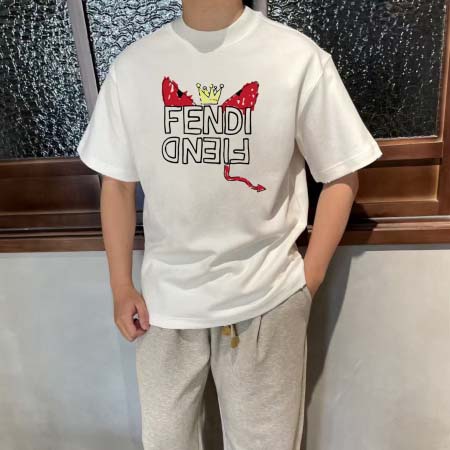 2025年6月6日入荷新作FENDI半袖 Tシャツ誕生日プレゼントの服/人気/BC工場S-XXL