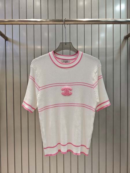 2025年6月9日入荷春夏新作Chanelニット半袖ファッション/誕生日プレゼント/贈り物 can工場
