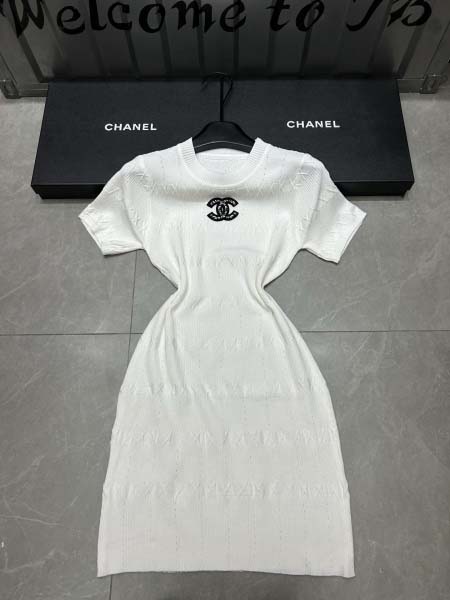 2025年6月9日入荷春夏新作Chanelニットワンピースファッション/誕生日プレゼント/贈り物 can工場