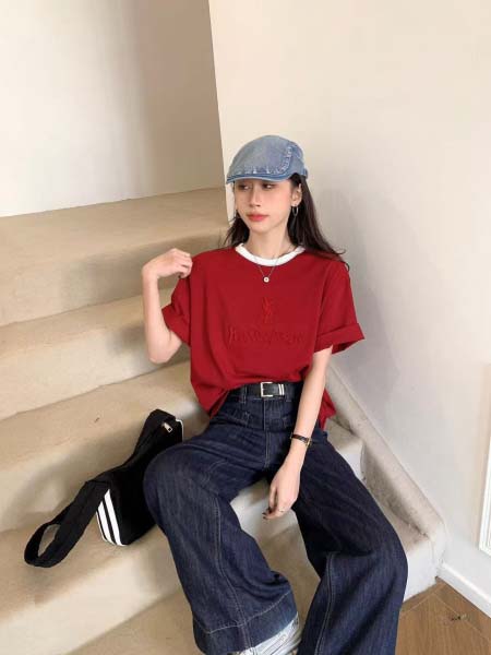 2025年6月10日入荷春夏新作ysl半袖 Tシャツファッション/誕生日プレゼント/贈り物 can工場