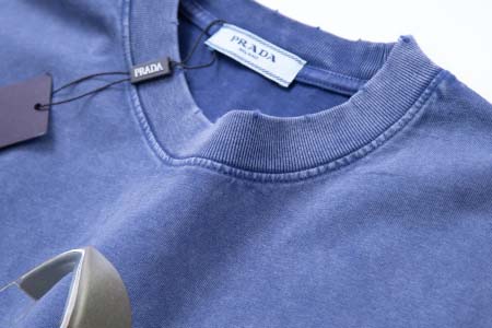 2025年6月25日入荷新作Prada半袖 tシャツ★誕生日プレゼント/ファッションの流行/贈り物/LWC工場