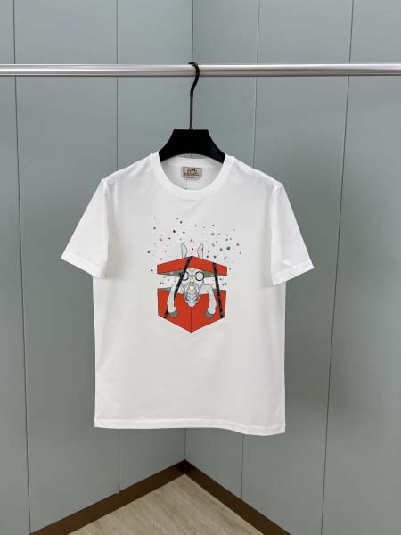 2025年6月2日入荷新作Hermes半袖 Tシャツ高級品/...