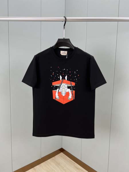 2025年6月2日入荷新作Hermes半袖 Tシャツ高級品/...