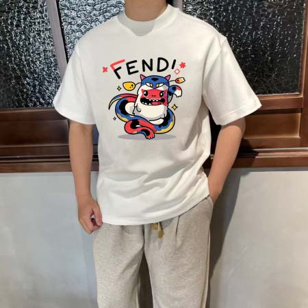 2025年6月6日入荷新作FENDI半袖 Tシャツ誕生日プレ...