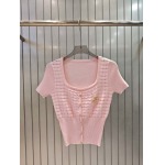 2025年6月9日入荷春夏新作vivienneニット半袖ファッション/誕生日プレゼント/贈り物 can工場