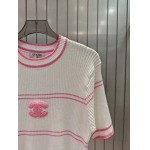 2025年6月9日入荷春夏新作Chanelニット半袖ファッション/誕生日プレゼント/贈り物 can工場