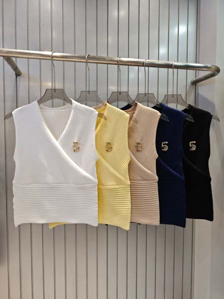 2025年6月9日入荷春夏新作Chanelニット ファッショ...